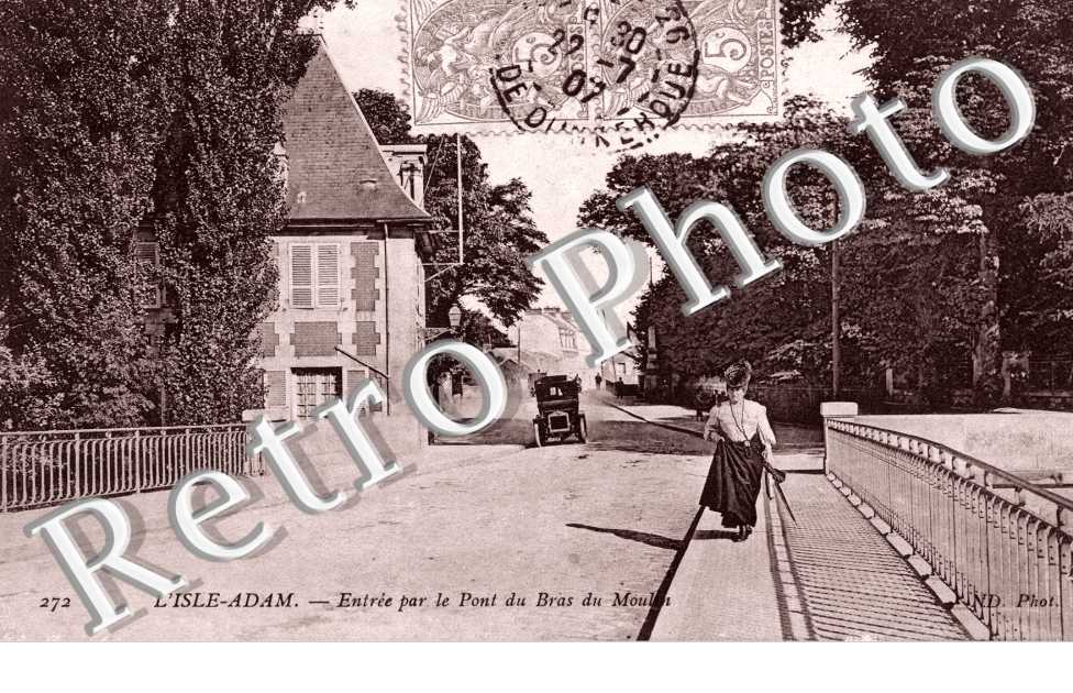 Entrée par le pont du Bras du Moulin