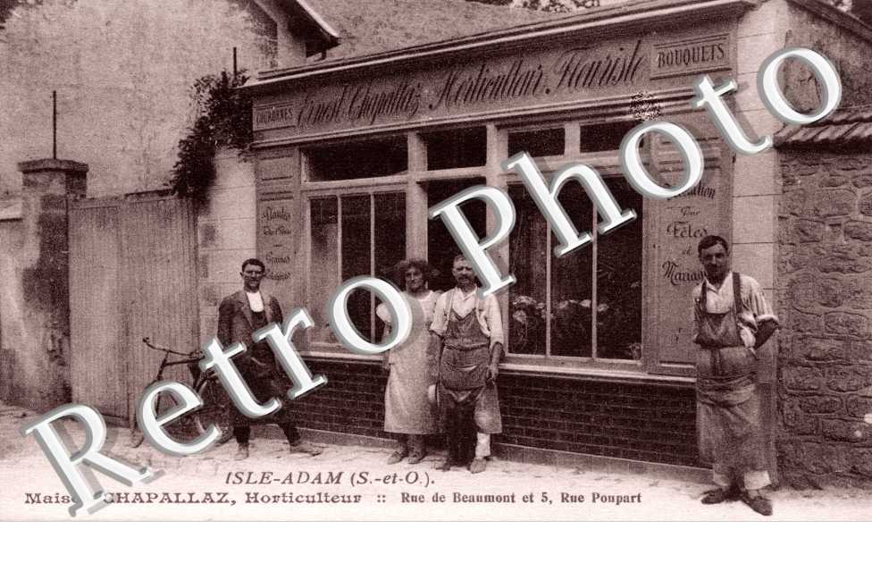 Maison Chapallaz, Horticulteur rue de Beaumont et 5 rue Poupart