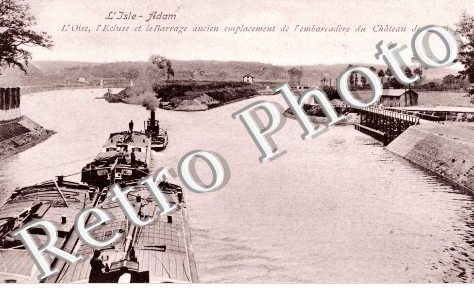 L'Oise, l'ecluse et le barrage
