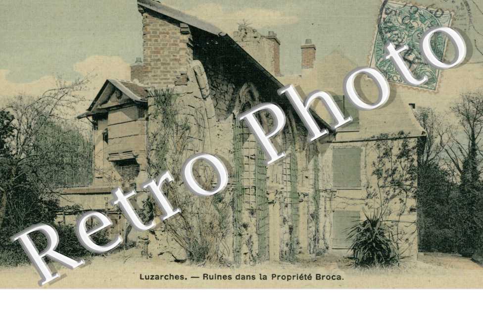 Ruines dans la propriete Broca (toilee couleur)