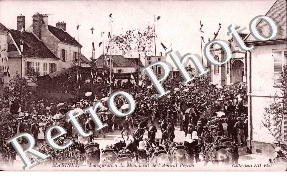 Inauguration du Monument de l'Amiral Peyron