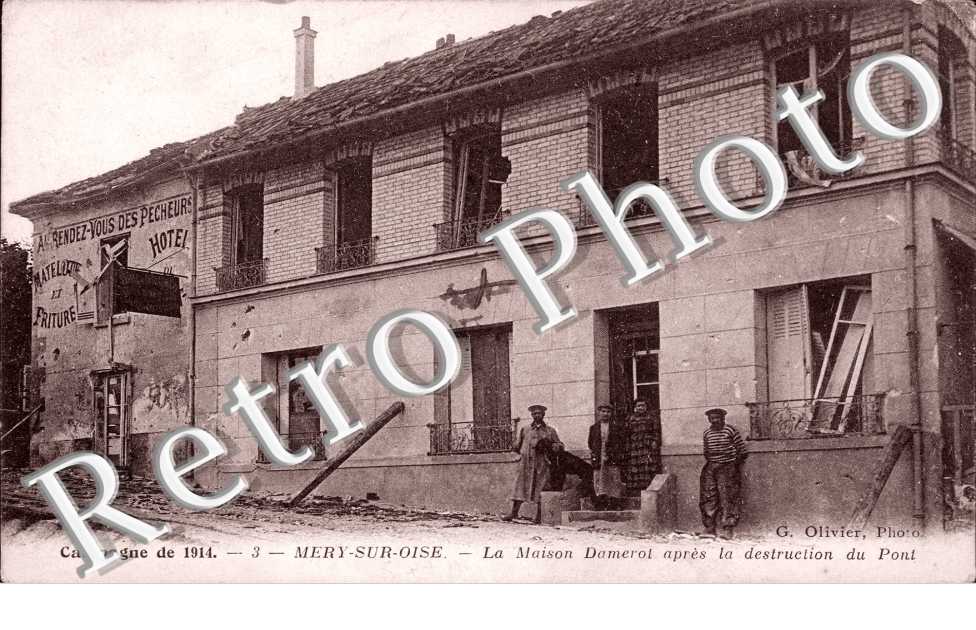 Maison Damerot apres la destruction du Pont