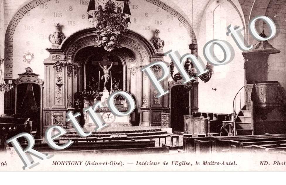 Interieur de l'Eglise, le Maitre Autel