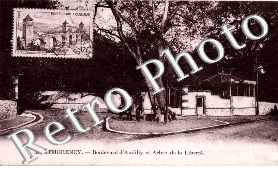 Boulevard d'Andilly et Arbre de la Liberté