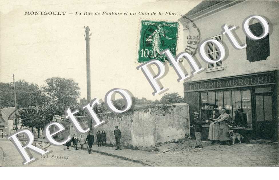 La Rue de Pontoise et Coin de la Place