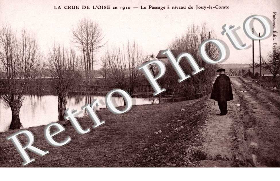 Crue de l'Oise, Passage a niveau de Jouy le Comte