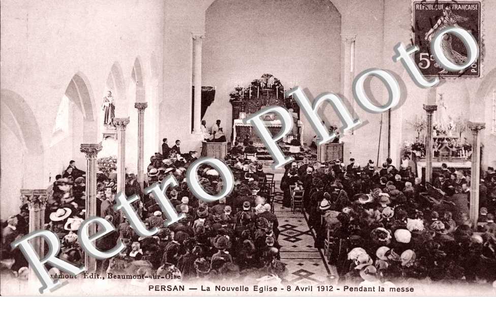 La Nouvelle Eglise, 8 avril 1912, pendant la Messe