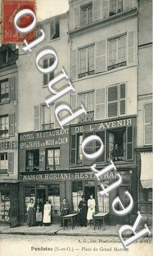 Place du Grand Martroy -  Hotel Restaurant de l'Avenir, Maison Boriani