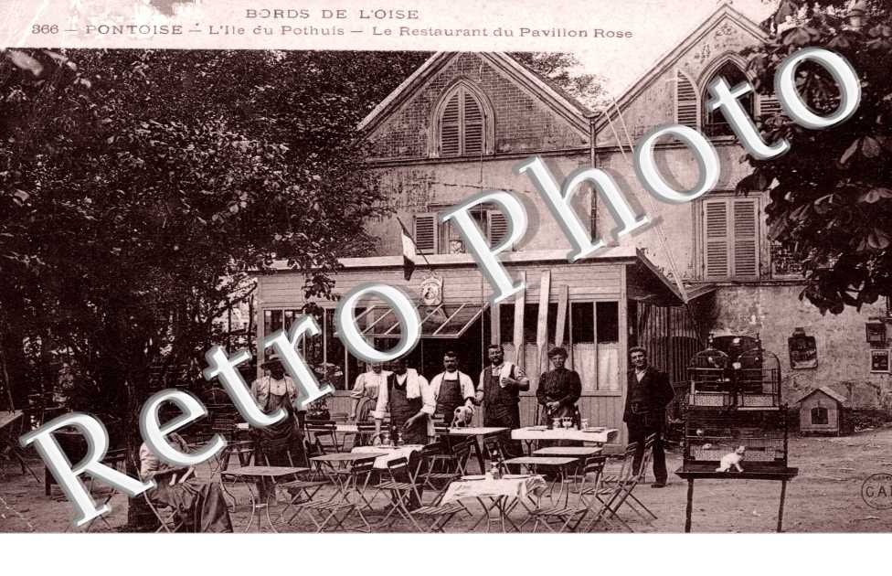 Bords de l'Oise - L'ile du Pothuis - Le restaurant du pavillon rose  