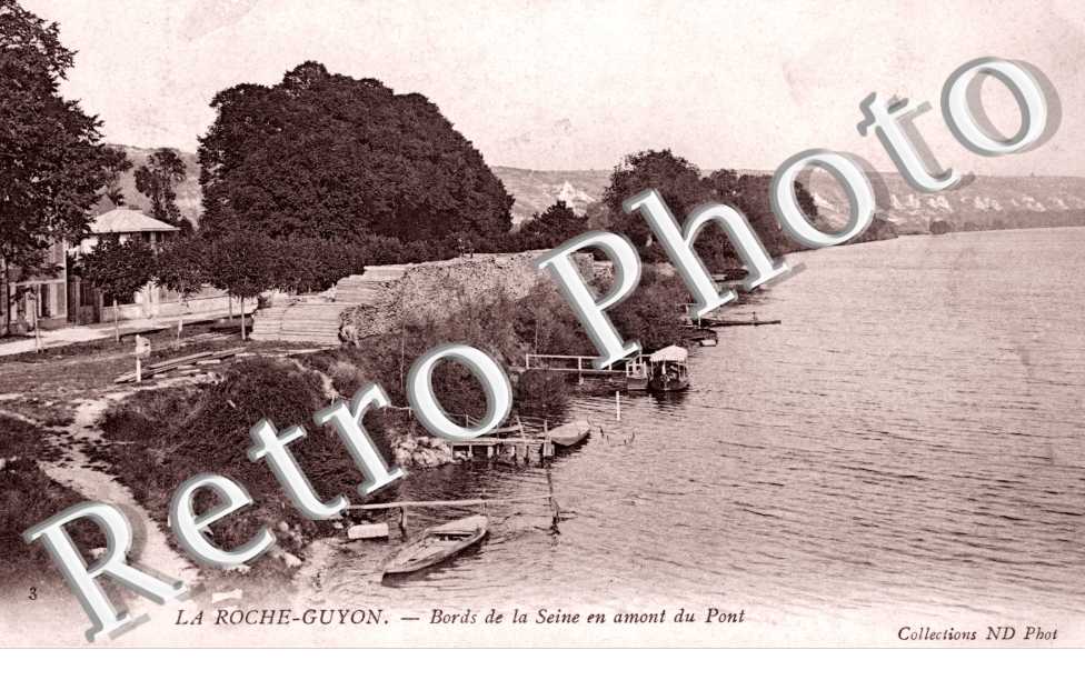 Bords de Seine en amont du Pont