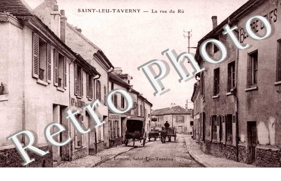 Saint-Leu-Taverny La rue du Ru