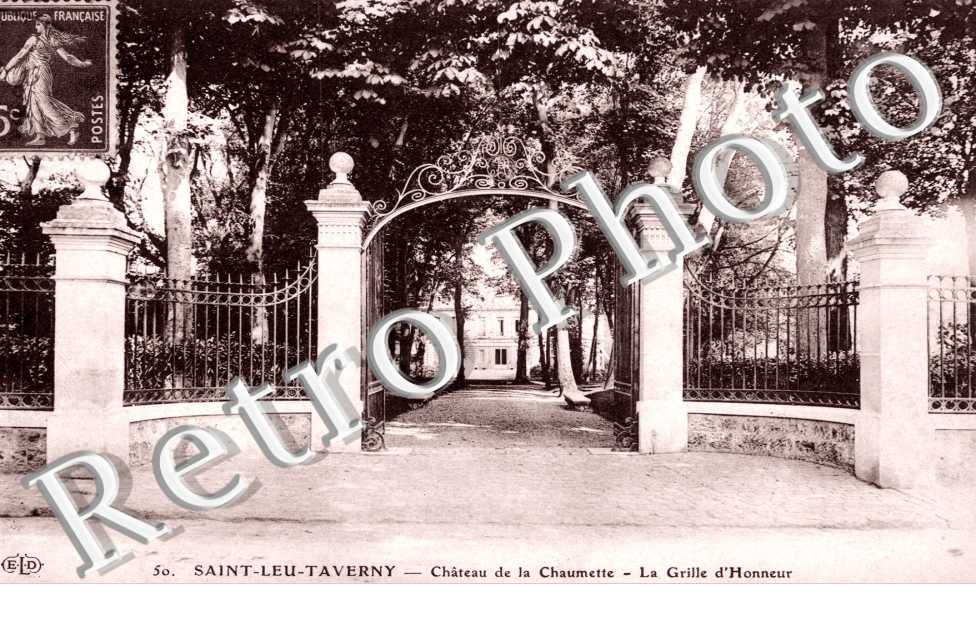 Taverny, Chateau de la Chaumette, Grille d'Honneur