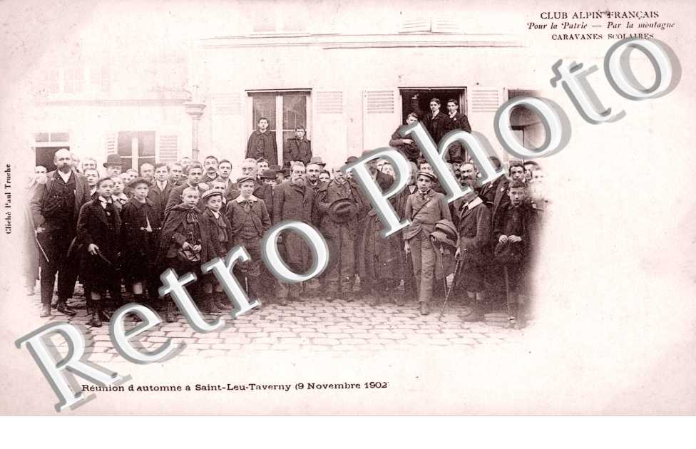 Réunion d'Automne, 9 novembre 1902, Club Alpin Francais, Caravanes Scolaires - Saint Leu Taverny