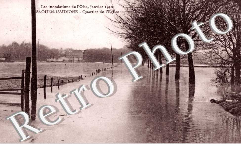 Inondation janvier 1910 - Quartier de l'eglise