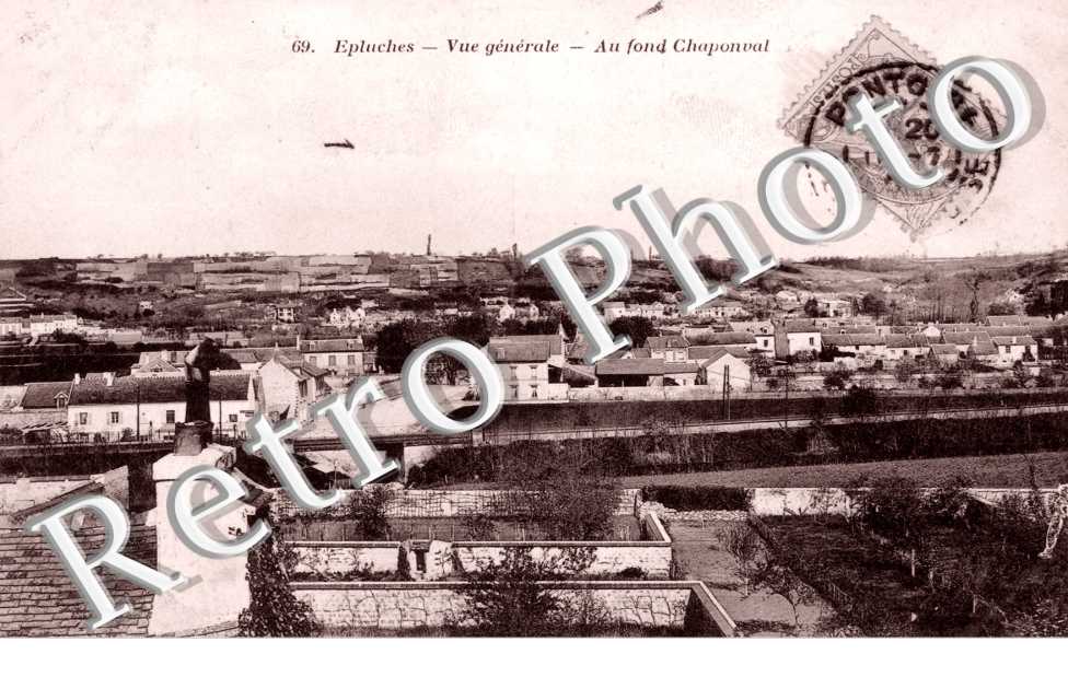 Epluches, Vue generale, Au Fond Chaponval