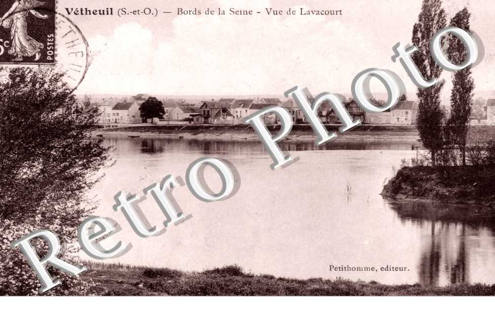 Bords de la Seine, Vue de Lavacourt