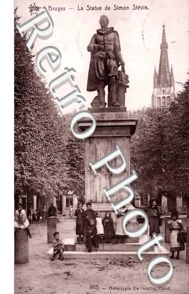 La Statue de Simon Stevin
