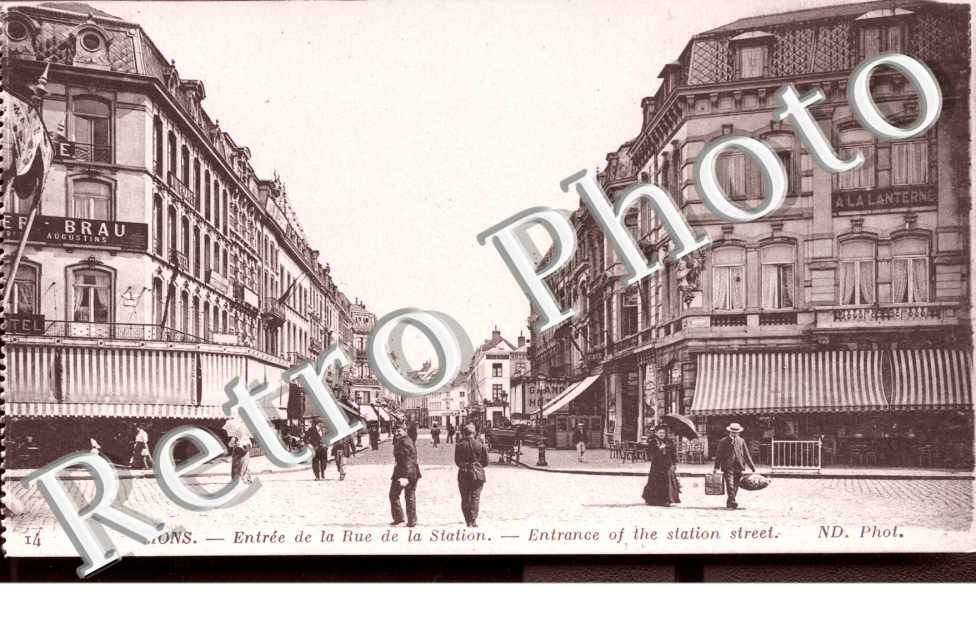 entree de la rue de la station
