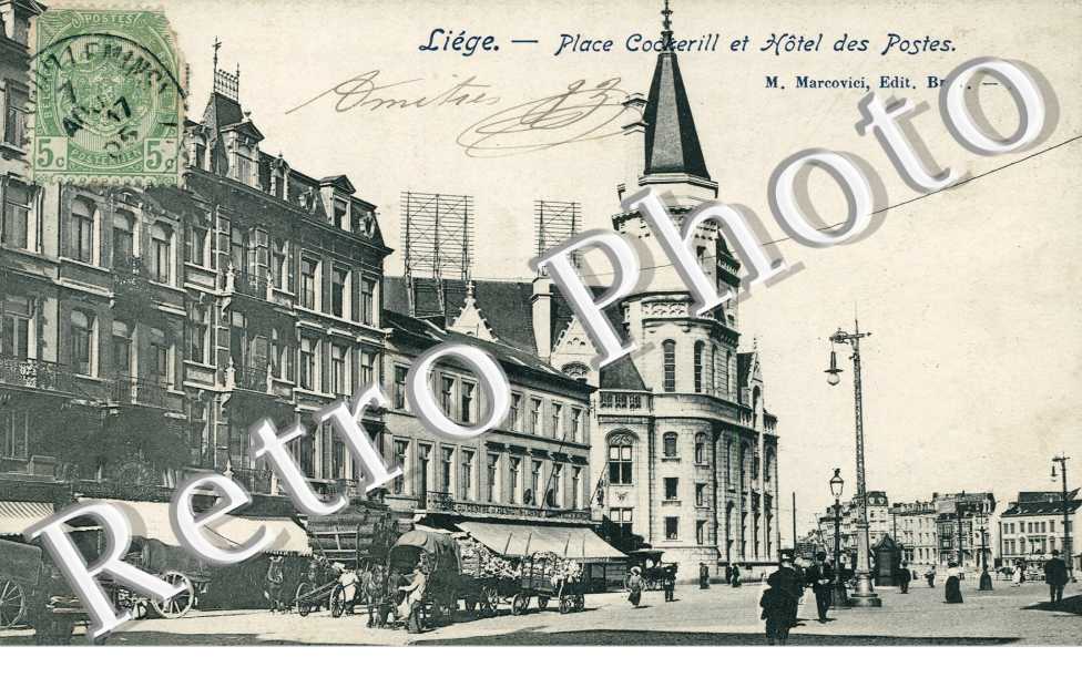 Place Cockerill et Hotel des Postes