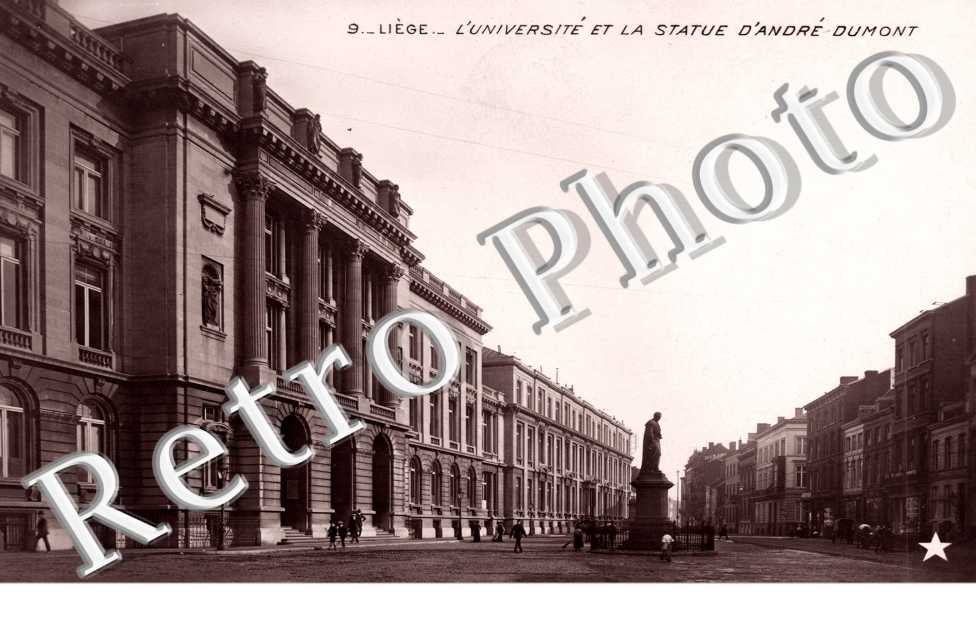 l'universite et la Statue d'Andre Dumont