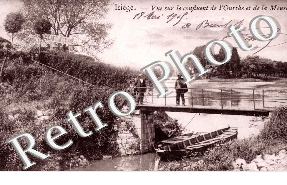 Vue sur le Confluent de l'ourthe et de la Meuse