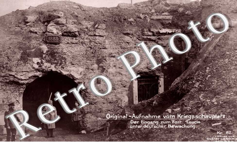 Original Aufnahme vom Kriegsschauplatz