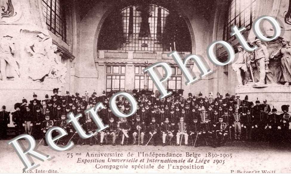 exposition universelle de Liege 1905 75 eme anniversaire de l'independance Belge