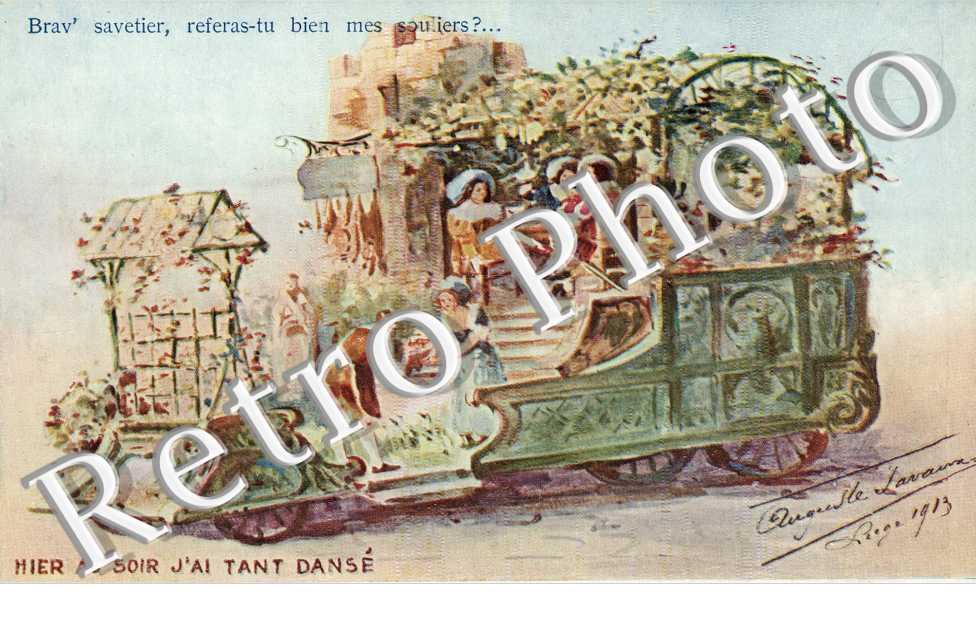 Hier au soir j'ai tant danse - Dessin