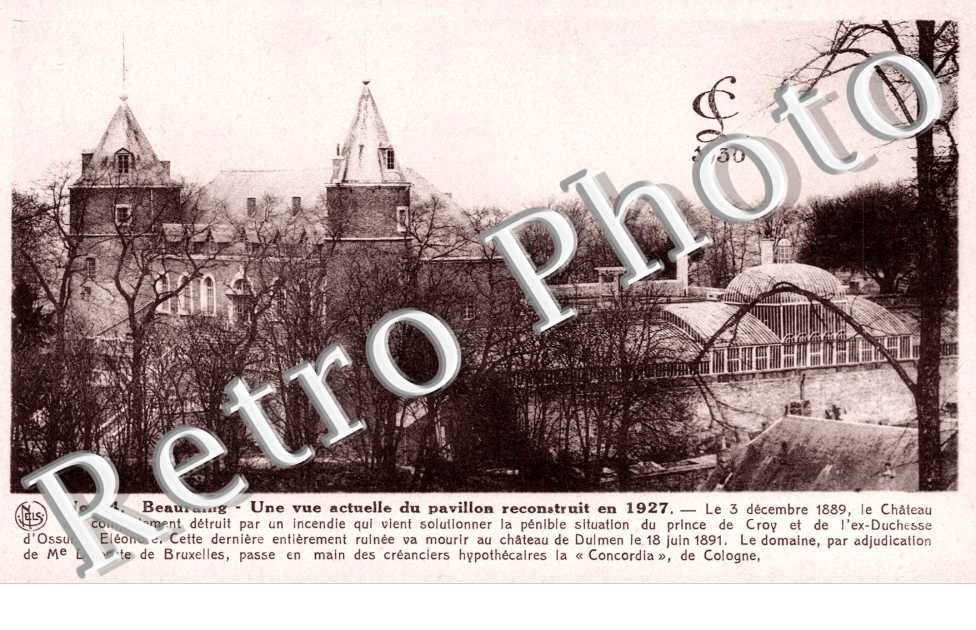  Une vue actuelle du pavillon reconstruit en 1927
