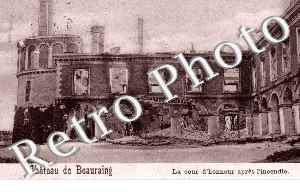 Le Château après l'Incendie