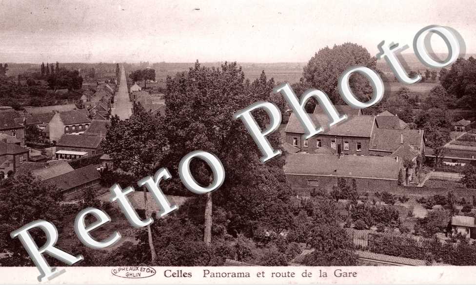 Panorama et route de la gare