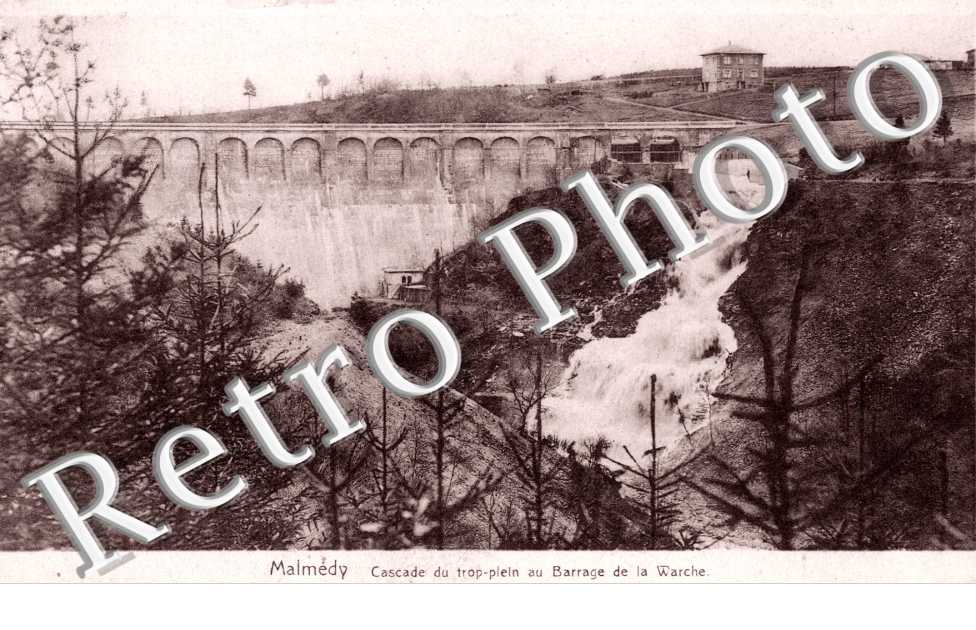 Cascade du trop-plein au barrage de la Warche