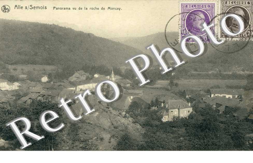 Panorama vu de la roche de Moncey