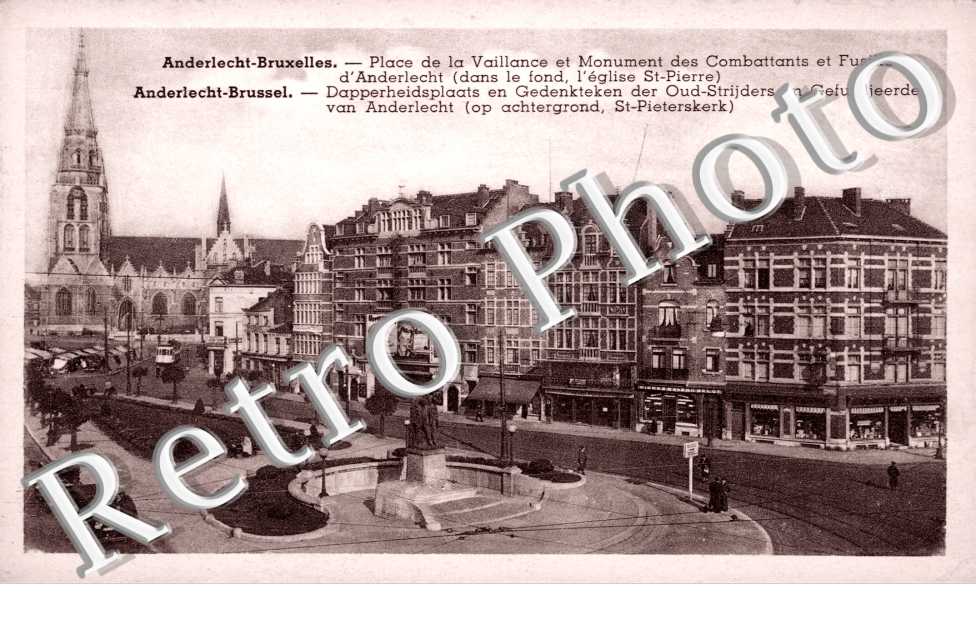 Place de la Vailance et Monument des Combattants et Fusilles d'Anderlecht