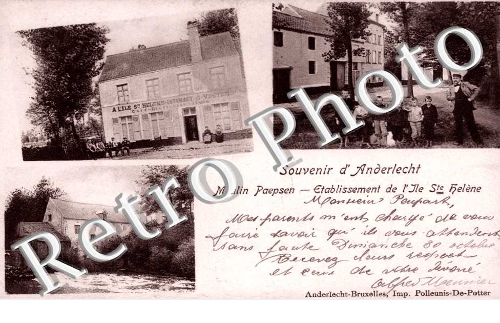Moulin Paepsen, Etablissement de l'Ile Sainte-Helene