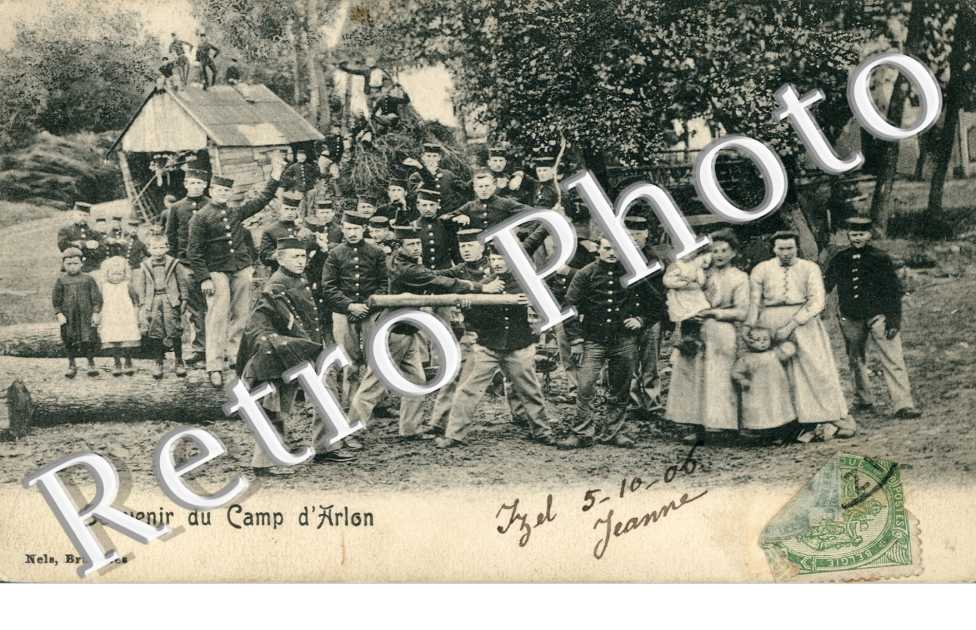 Souvenir du Camp d'Arlon - 1906