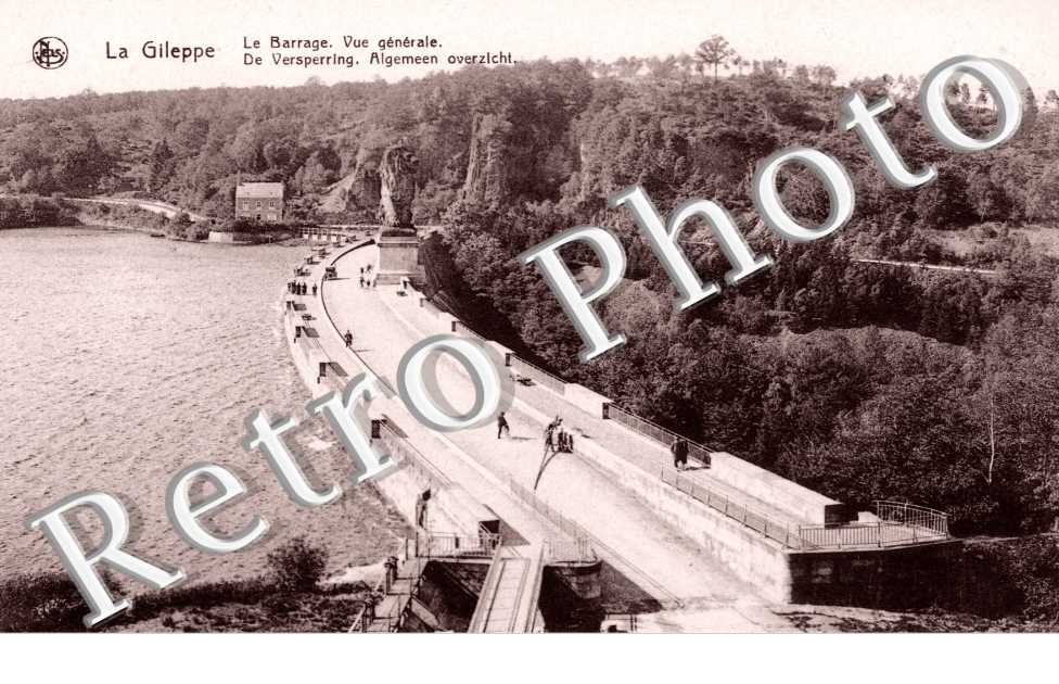 La Gileppe - le barrage - vue generale