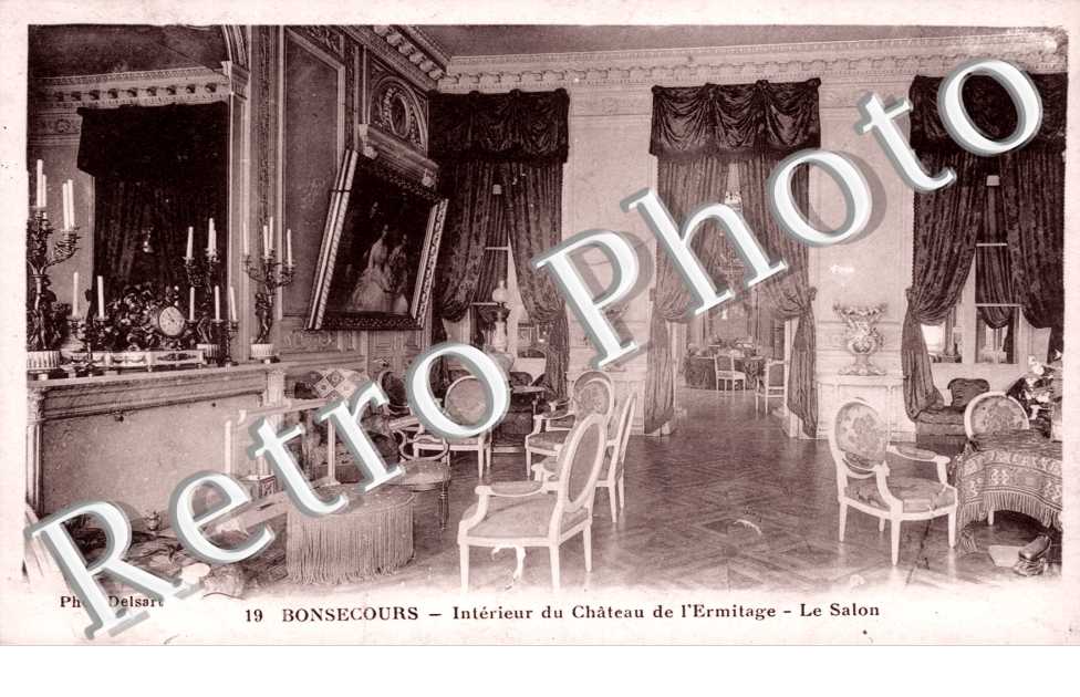 Interieur du Chateau de l'Ermitage, le Salon
