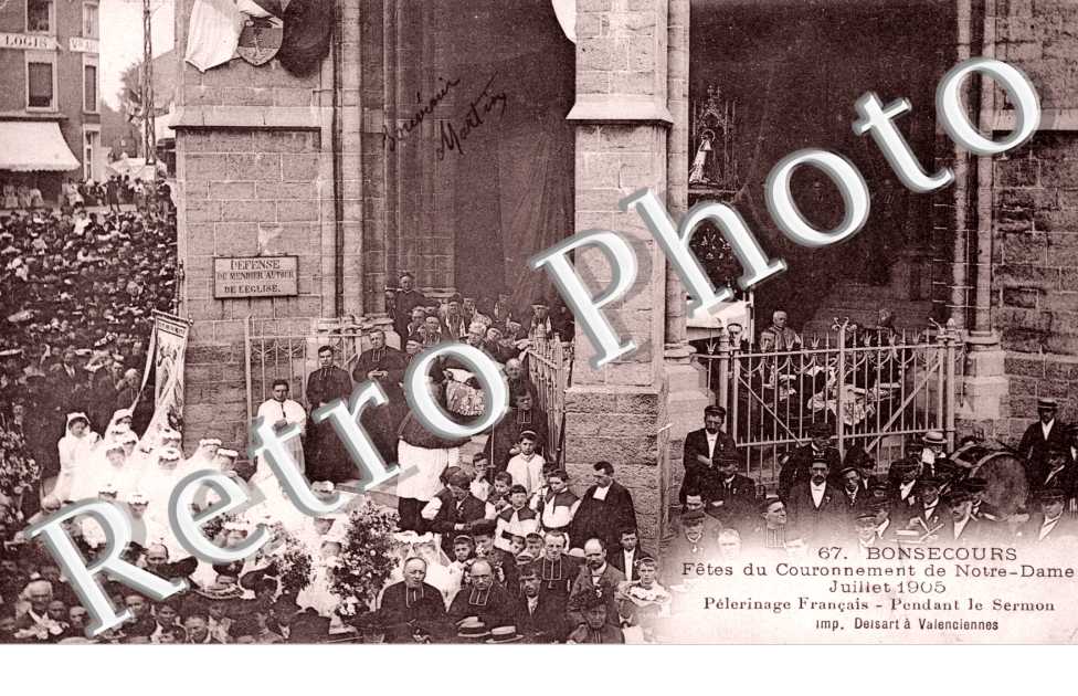 Fete du Couronnement de Notre Dame, Juillet 1905