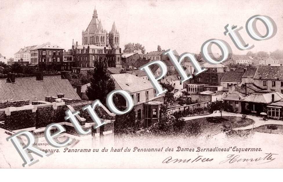 Panorama vu du haut du Pensionnat des Dames Bernadines d'Esquermes