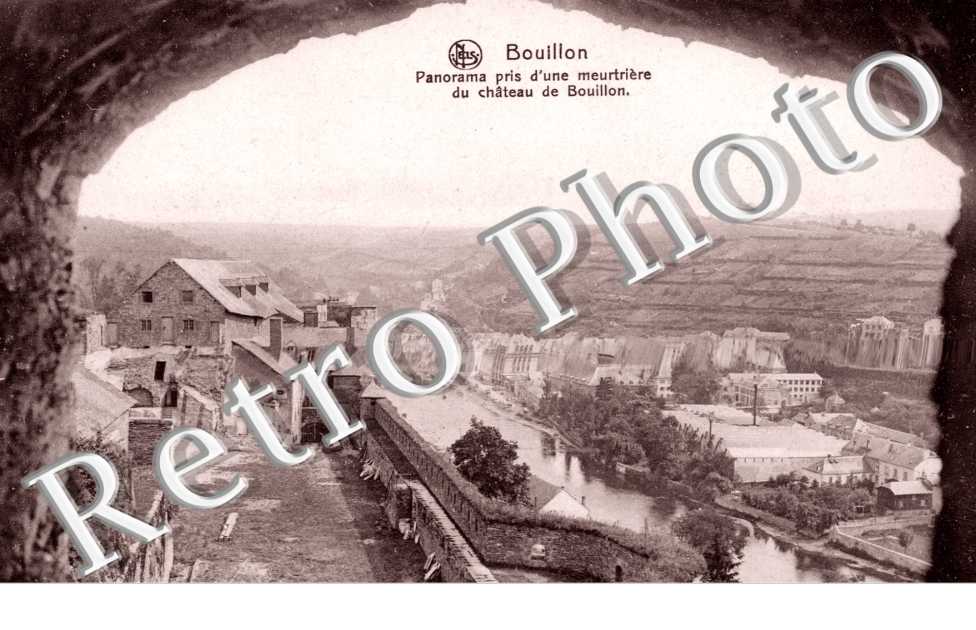 Panorama pris d'une meurtriere du Chateau de Bouillon