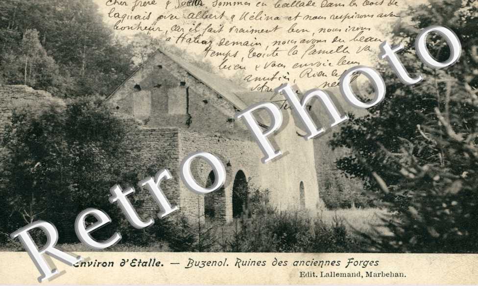 Ruines des anciennes forges