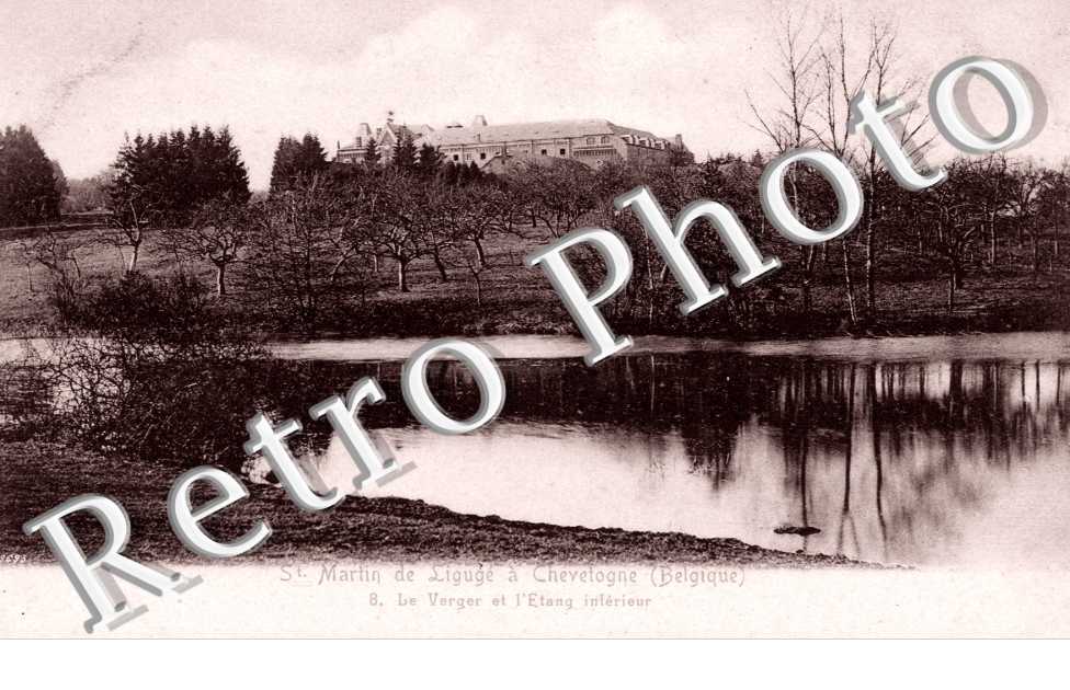 Saint Martin de Liguge - Le verger et l'etang