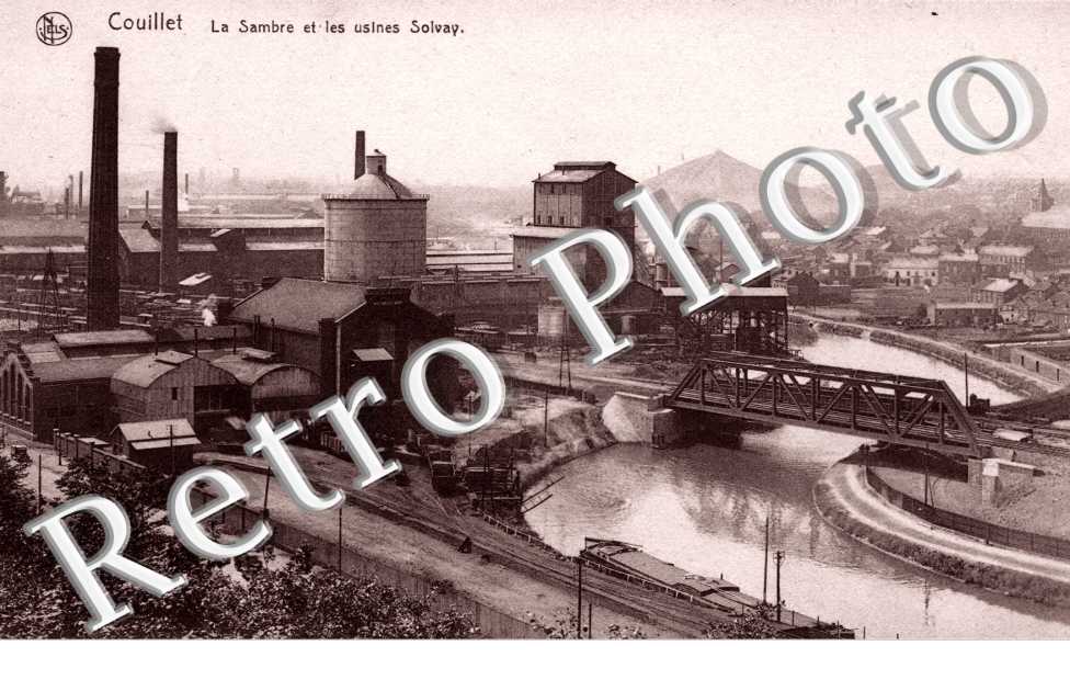 La Sambre et les usines Solvay