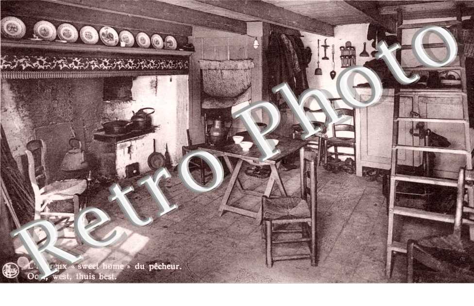 l'Interieur de la maison d'un pecheur