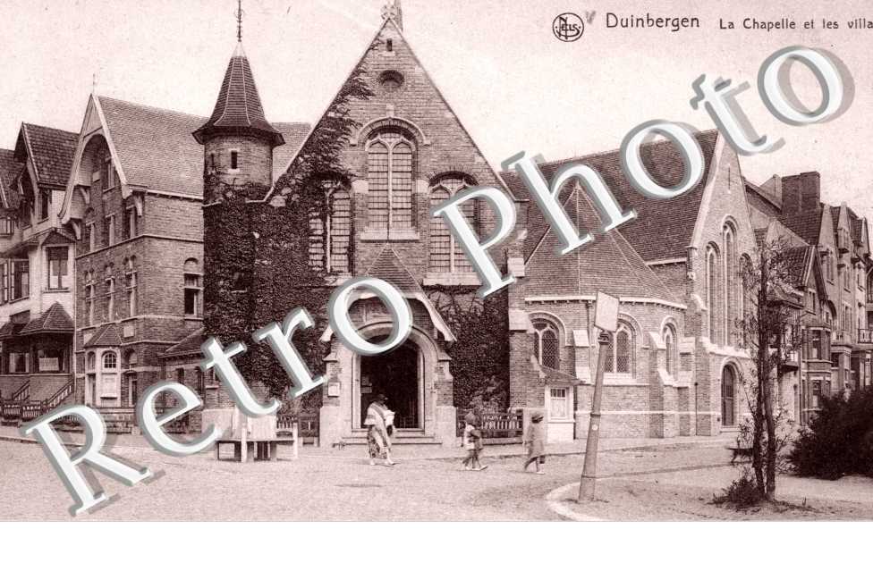 La chapelle et les villas
