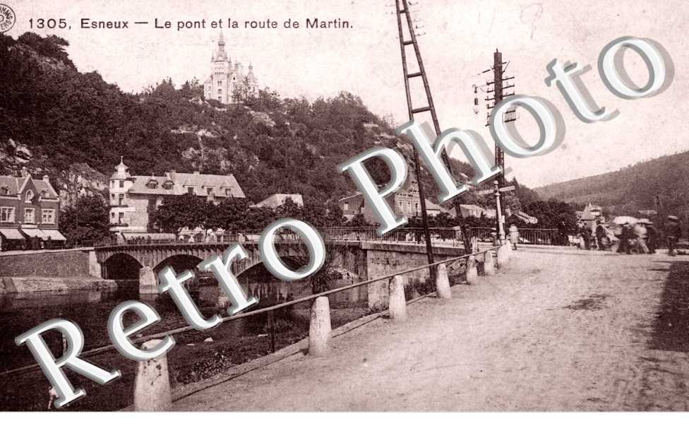 Le pont et la route de Martin