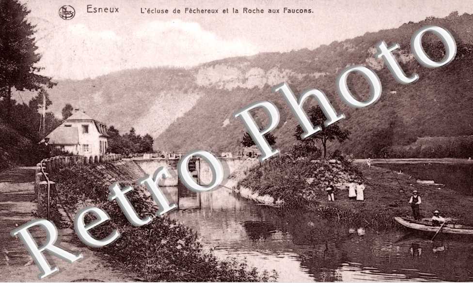 L'Ecluse de Fechereux et la Roche aux Faucons
