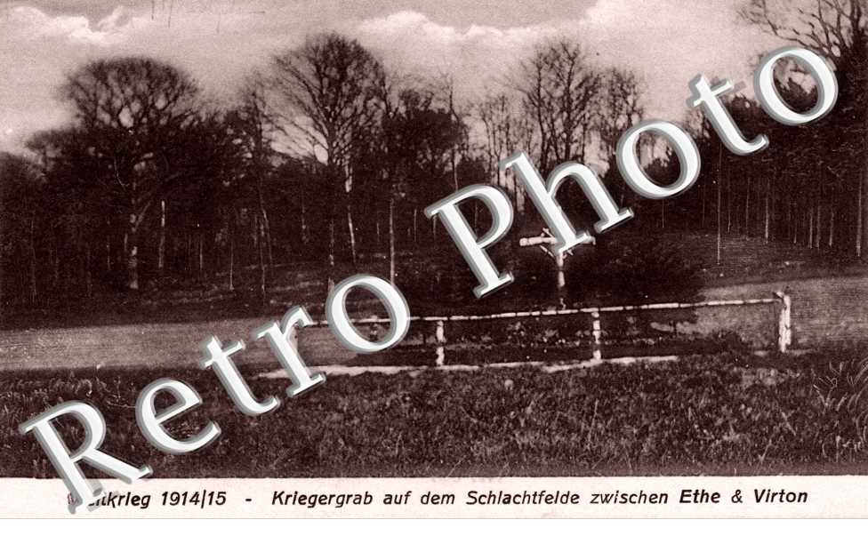 kriegergrab auf dem schlachtfelde zwischen
