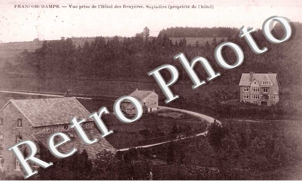 Vue prise de l'Hotel des Bruyeres, Sapiniere, Propriete de l'Hotel